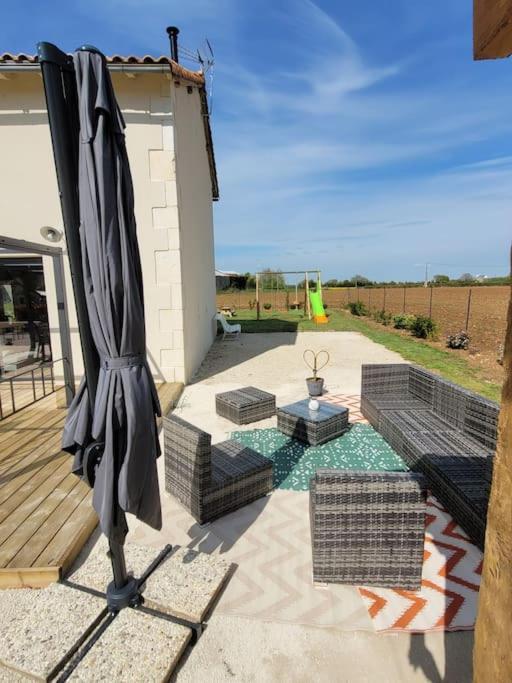 Maison Poitevine 9/10 Personnes Chaunay Exterior foto